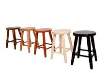 Hocker Massiv Stuhl Sitz