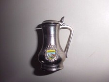 Souvenir GROSSGLOCKNER, kleiner Deckelkrug / Bierkrug, 7 cm hoch - Setzkasten
