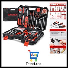 GoYwato Werkzeugkoffer Gefüllt Profi 287tlg - Werkzeugkoffer Werkzeugkasten G...