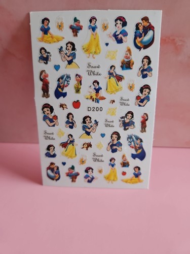 Nagelsticker schneewittchen - nagelsticker,