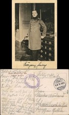 Ansichtskarte Kronprinz Georg von Sachsen, Roter-Kreuz-Tag 1914