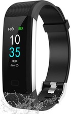 Fitness Armband Schrittzähler Fitness Tracker mit Kalorienzähler IP68 Wasserd...