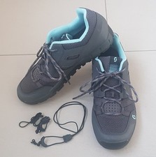 Damen MTB-/Rad-Schuhe Crus-r Flat v. SCOTT grau-blau Gr. 40/41  ohne Klick-Syst.