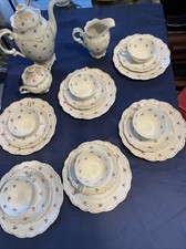 PORZELLAN Bavaria SCHUMANN Kaffeeservice 6 Per. 21 tlg Handmalerei Nagelneu