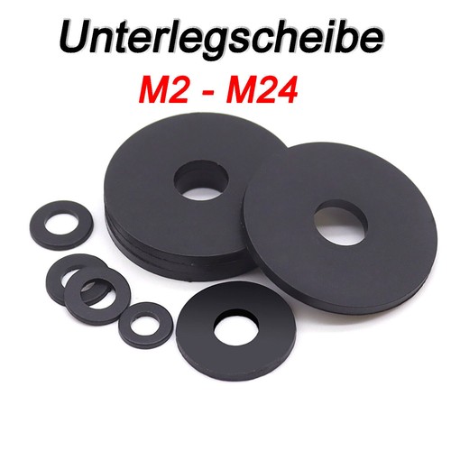Schwarz scheibe - schwarz, u-scheibe