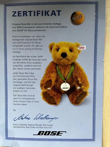 Steiff teddybär limitiert - steiff,