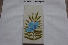 Retro Fliese Fliesenbild 15 x 30 cm  F-3896 Einzelstück