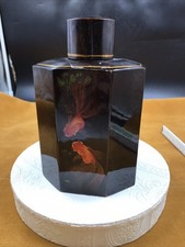 Antik China  Lack Teedose mit