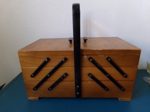 Nähkasten nähkästchen holz - nähkasten,