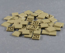 NEU 50 LEGO Fliesen 2x2 dark tan Kacheln 3068b beige