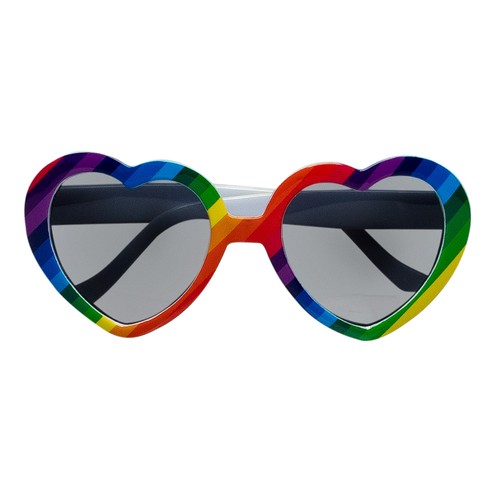 Brille herz regenbogen - brille,