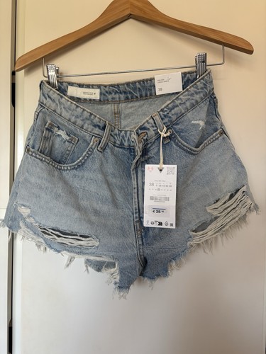 Blaue jeansshorts zara - blaue,