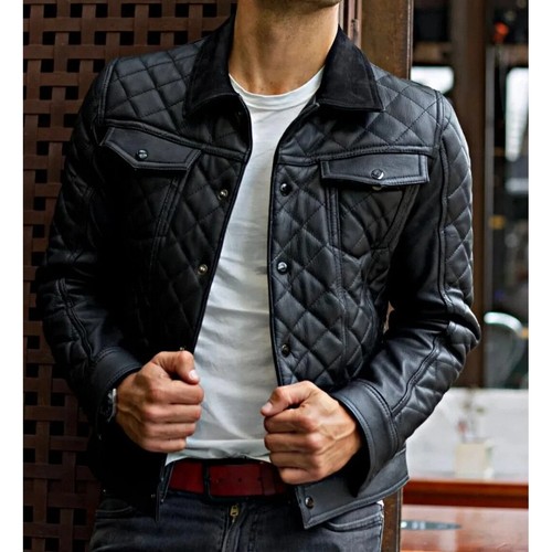 Herren lederjacke echt - herren,