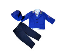 Taufanzug 74 80 Anzug Taufe Babyanzug  Jacke Hemd HosebFliege Hut 9-12 Monate 