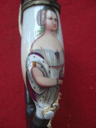 Biedermeier pfeife porträt - biedermeier,