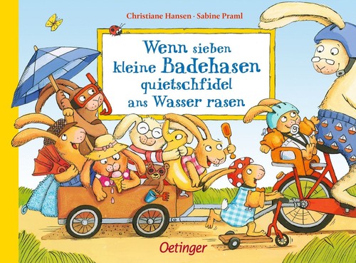 Wenn sieben kleine badehasen - kleine,
