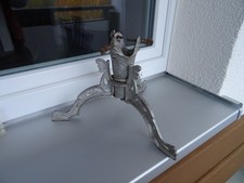 alter Weihnachtsbaum Ständer, Gusseisen um 1890, 24x24cm, Loch 5cm, top Zust.