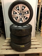 Original BMW Sommerräder Sommerreifen 3er E90 E91 E92 Stahl + Radkappe 16 Zoll