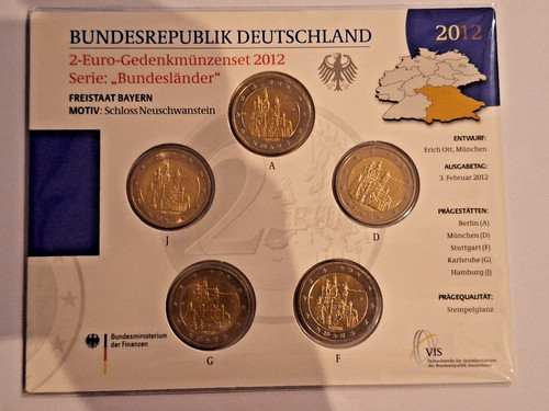 Euro gedenkmünzenset - euro,