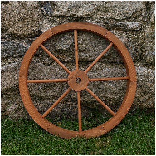 Wagenrad aus fichtenholz 60 - fichtenholz,