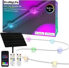 Solar Outdoor Light, Smart RGB