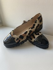 Carraro Venezia Loafer Slipper Ballerina Schlupf Schuh Leo Lack Gr. 37 Neu 