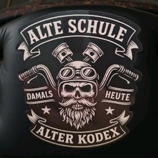  Biker Skull Auto Aufkleber