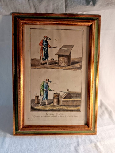 Colorierter kupferstich - colorierter,