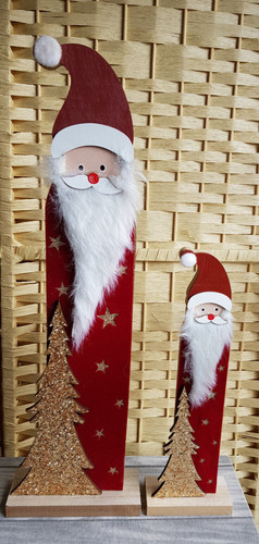 Weihnachtsmann deko - 2x,