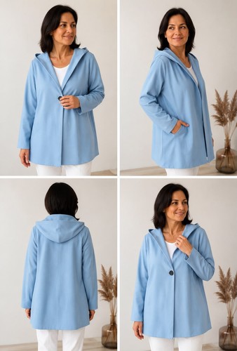 Damen mantel cardigan mit - damen,