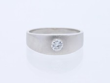 Top Preis Ring 0,25 ct. Brillant Diamant 750 Weiss Gold 18 Karat Deta Schmuck