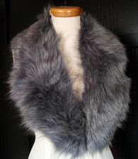 Kunstfell Kragen mit Häkchen