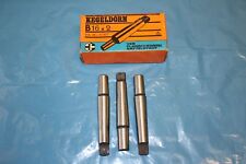 3 Stück Kegeldorn MK2 B12 B16 B22 Aufnahme Bohrfutter DDR B12x2 B16x2 B22x2