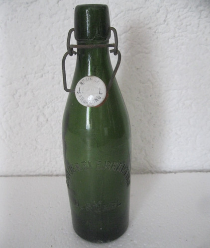 Alte grüne bierflasche 5 - bierflasche, 0,5