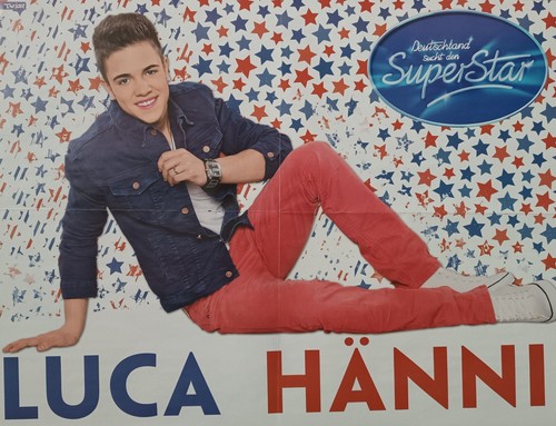 Luca hänni poster xl - luca,