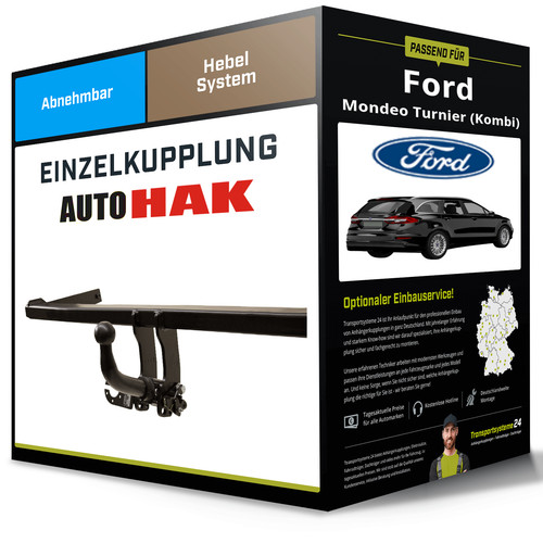 Abnehmbare anhängerkupplung - abnehmbare,