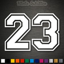 15043 Zweistellige Startnummer