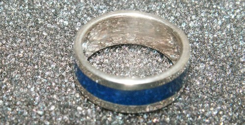 Silberring mit eingearbeitetem - mit,