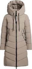 KHUJO Damen Wintermantel Winterjacke Winter Mantel lang MIKIA greige XL NEU