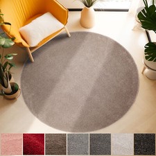 Kurzflor teppich rund - kurzflor,
