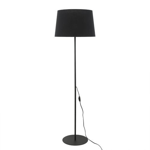 Stehlampe schwarz bauhaus h148 - stehlampe,