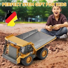 Ferngesteuerter Muldenkipper,RC Kipper Dumper Kipplader Baufahrzeuge 1:20 2.4GHz