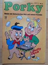 Porky ist Schweinchen Dick Nr.2 von 1972 - Z1-2 TV-Comicheft Willms