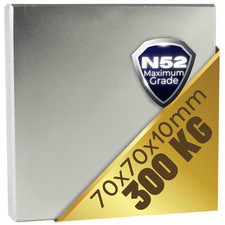 Neodym Magnet Quader 70x70x10