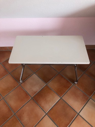 60er jahre rolltisch weiß - jahre,