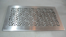 Zehnder Heizung Lüftung VA ca  26 x15 cm kräftiges Gitter Abdeckugn Orientalisch