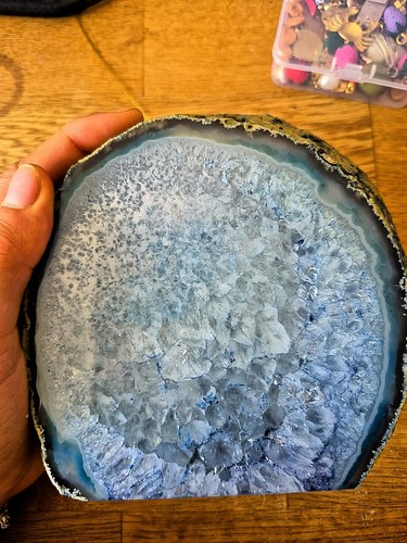Druse geode achat edelstein - geode,