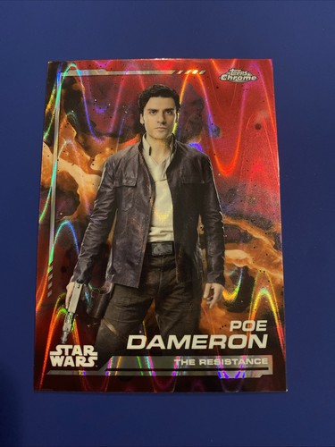 Star wars karte topps chrome - karte,