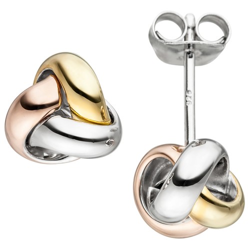 Ohrstecker ohrringe knoten aus - knoten,