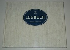 Motorboot Yachtlogbuch Segeltuch See Tagebuch Motor Yacht Logbuch Buch Neu!